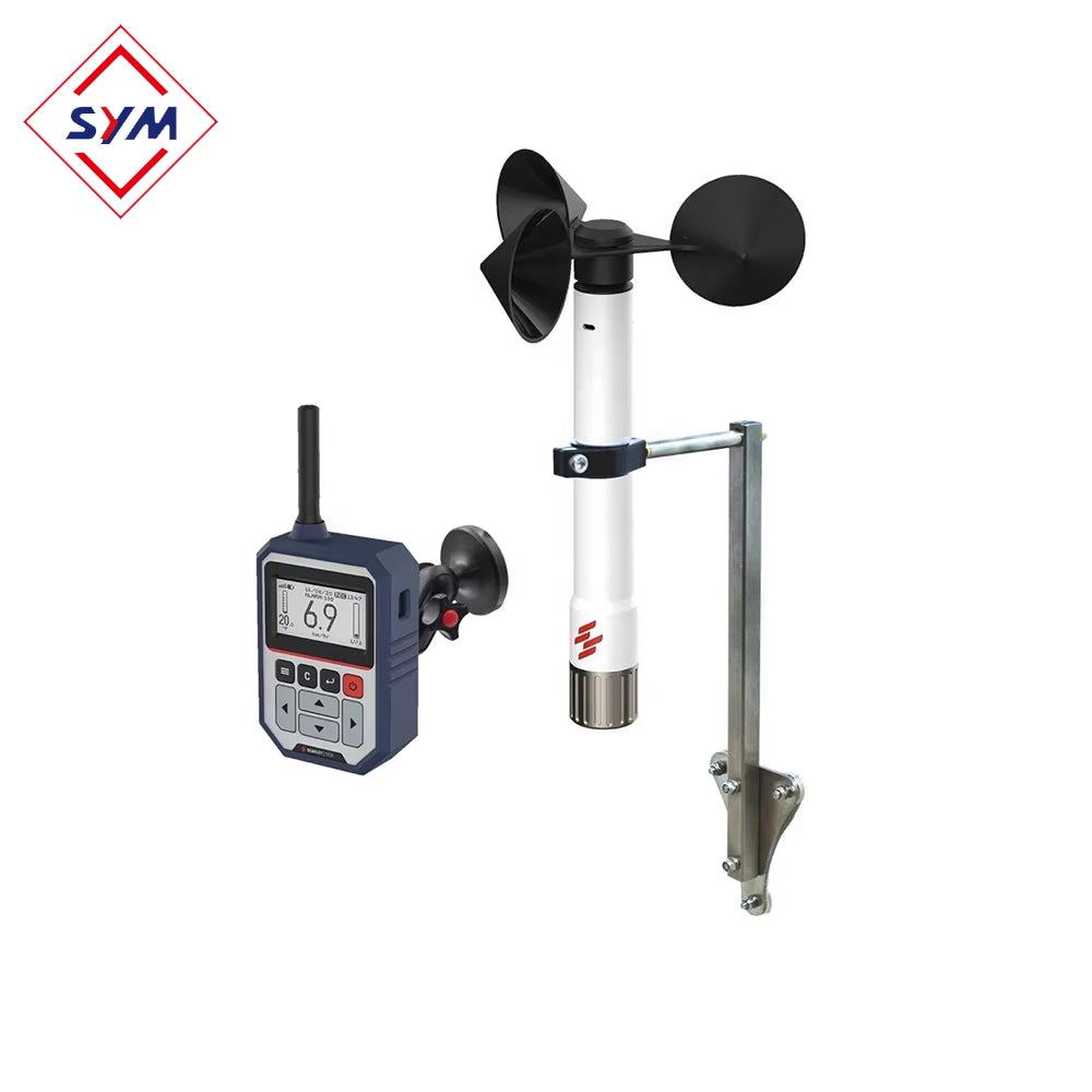 New Model Wireless Anemometer for Tower Crane 500M Long Range