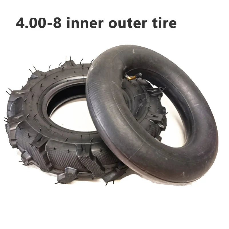 4.00-8 Tyre Parts Agriculture Tire Tractor S Micro Cultivator Agricultural Machinery 400-8 Rubber Herringbone