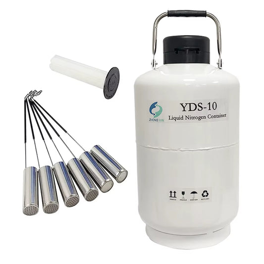 Vacuum Cow Semen Storage Liquid Nitrogen Tank for Farm Veterinary