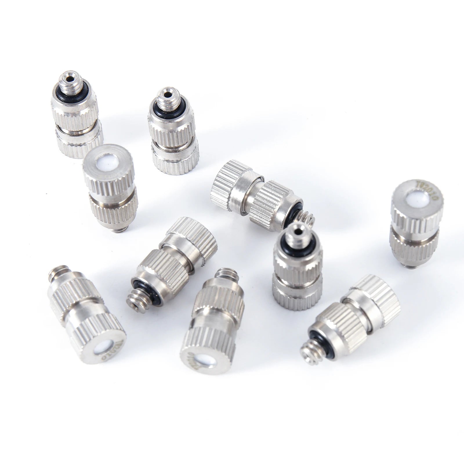 50Pcs High Pressure Misting Sprayer 3/16" Male Thread Industry Cooling Humidification Garden Greenhouse Agriculture Nozzle