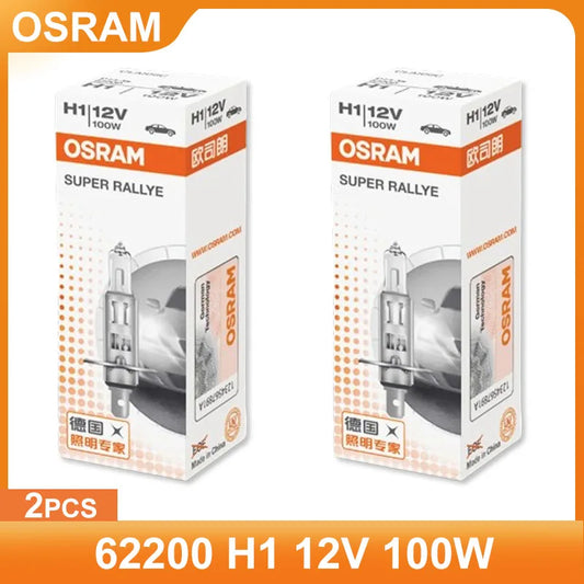 Original 62200 H1 12V 100W P14.5S Super Rally Off-Road Light Car Halogen Headlight Car Bulb 3200K Original Bulb Wholesale