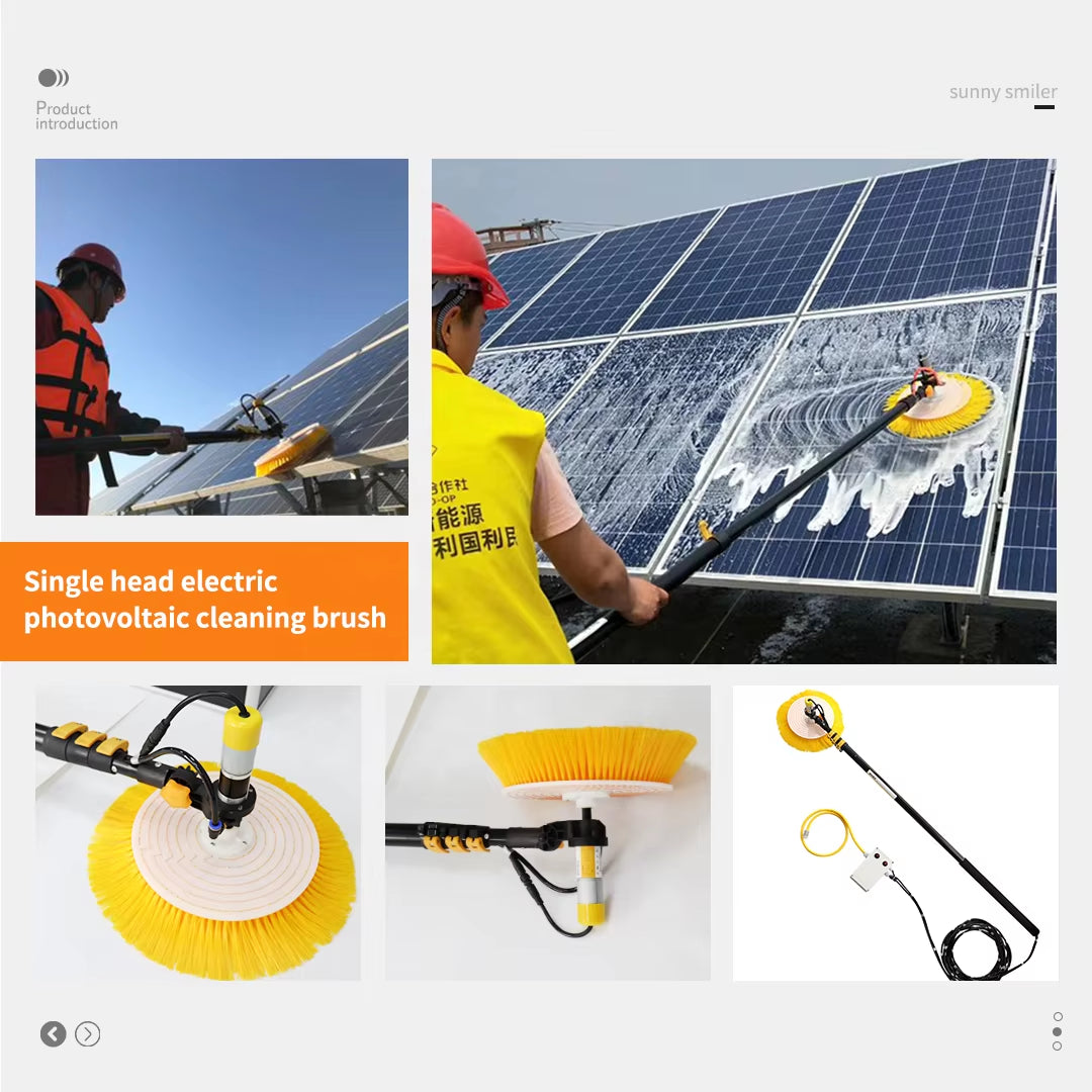 Pv Panel Wash for Farm Power Station Motor-Driven Solar Cell Panel Cleaner C21-5.4M for Short Distance Solar Panel