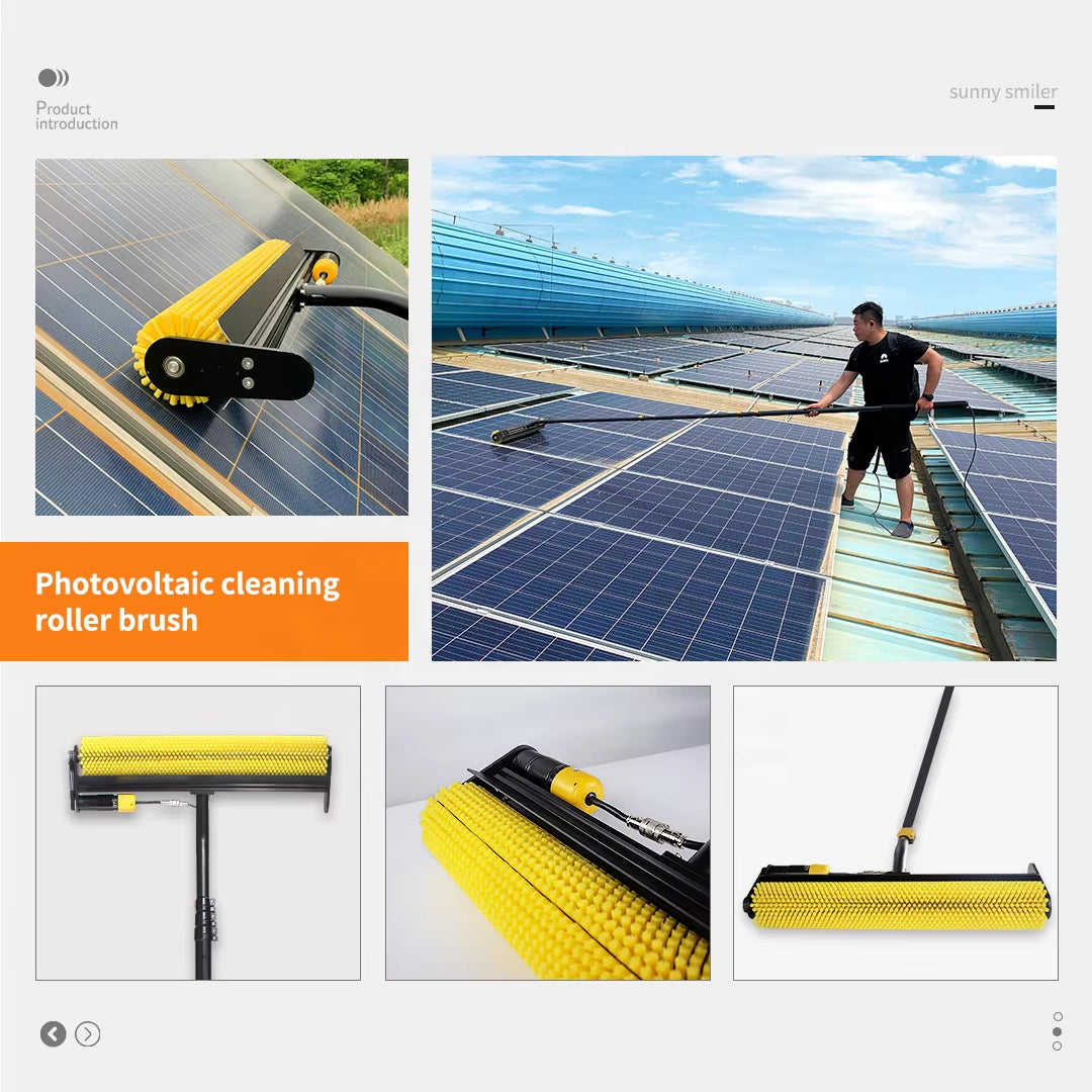 Pv Panel Wash for Farm Power Station Motor-Driven Solar Cell Panel Cleaner C21-5.4M for Short Distance Solar Panel