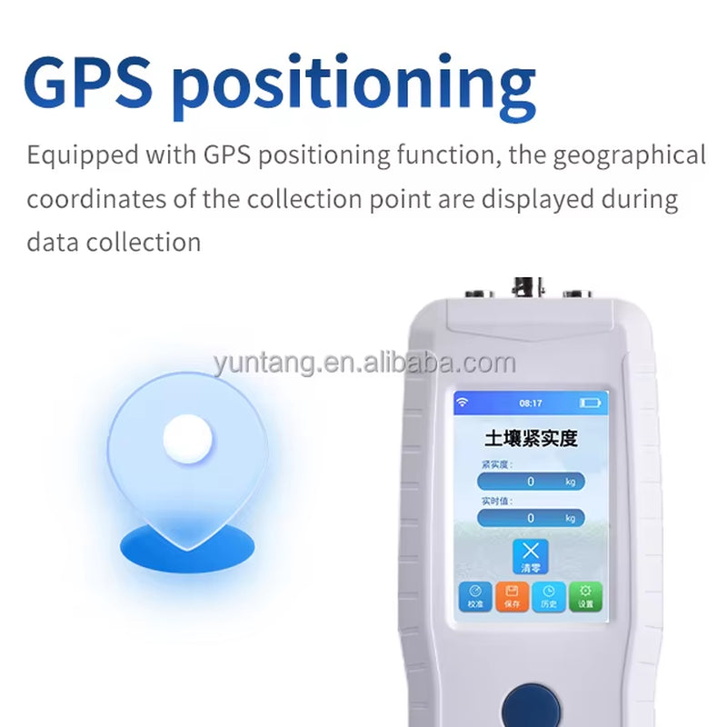 Soil Firming Measurement Instrument Farm Hardness Firming Tightness Detector Portable Soil Hardness Meter