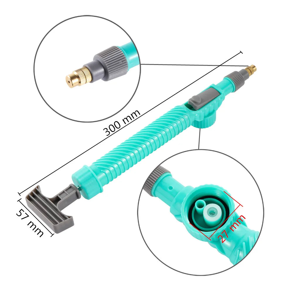 Manual High Pressure Air Pump Sprayer Adjustable Drink Bottle Spray Head Nozzle Garden Watering Tool Sprayer Agriculture Tools