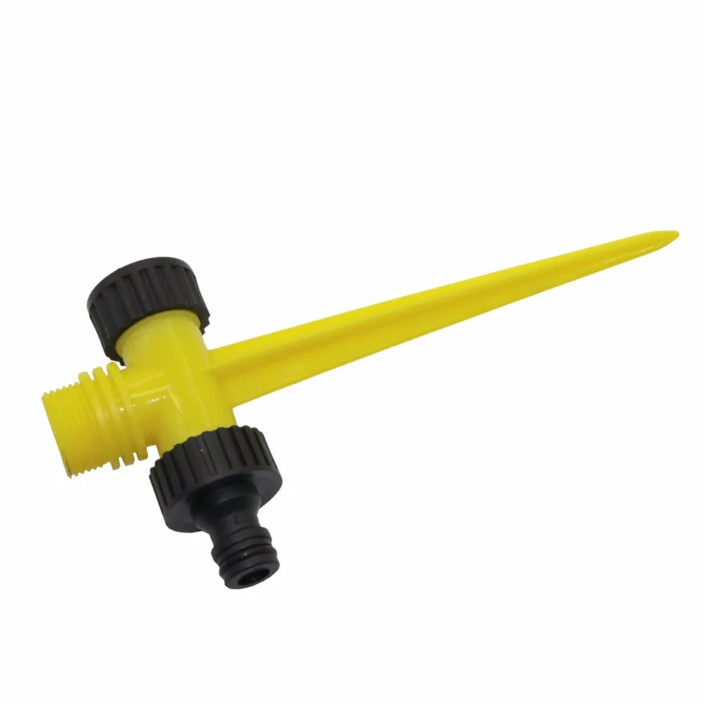 360 Degree Rotating Jet Sprinklers Double Outlet Rocker Nozzles 1/2" Male Thread Garden Agriculture Irrigation Sprinklers