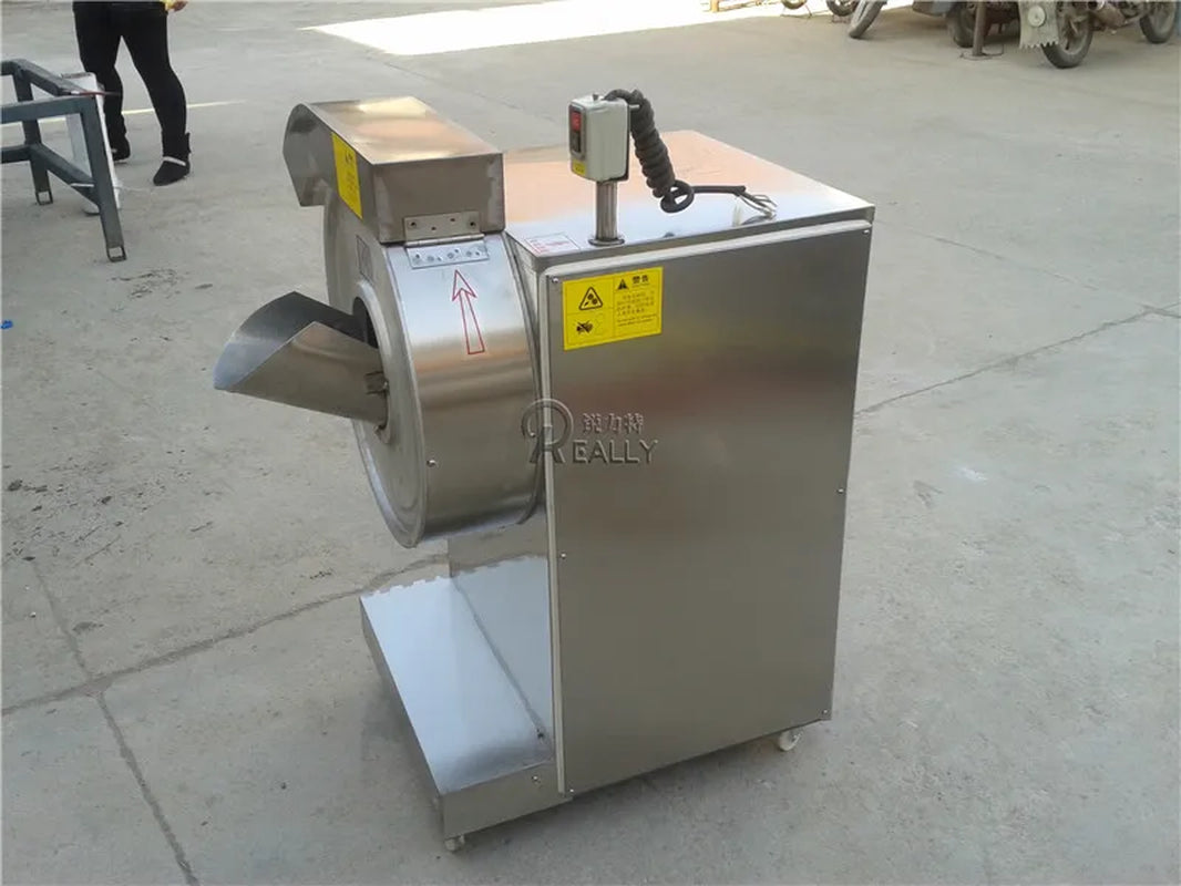 Commercial Vegetable Fruit Cutting Machine Electric French Potato Cutter Slicer Onion Cassava Cutting Machine