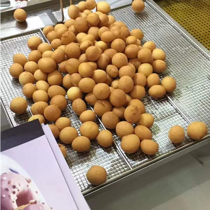 Commercial Electric Turkish Dessert Snack Lokma Takimi Loukoumades Machine Price Doughnut Dropper Flower Donut Hopper