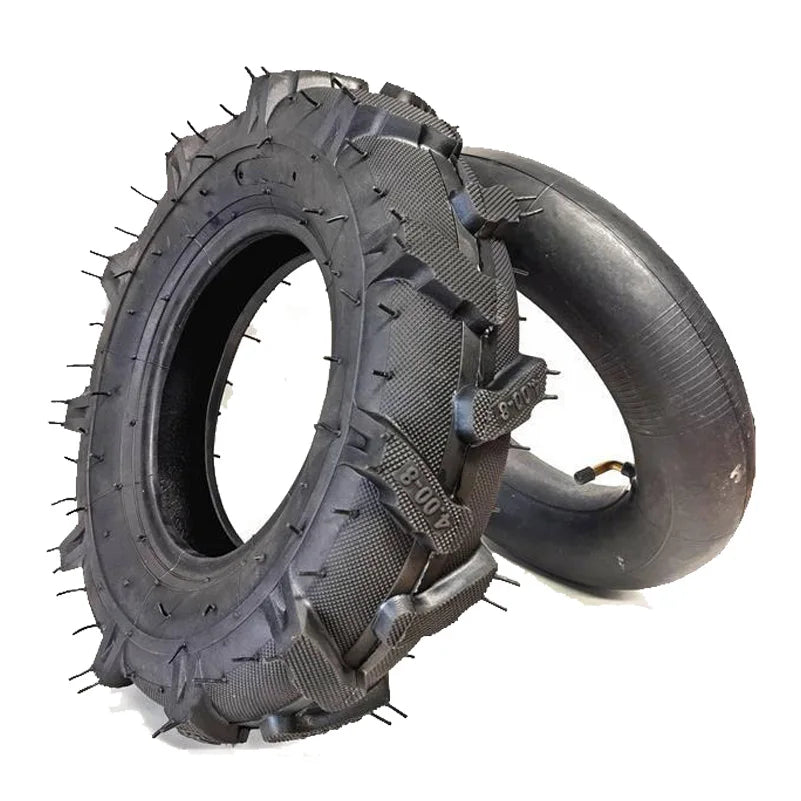 4.00-8 Tyre Parts Agriculture Tire Tractor S Micro Cultivator Agricultural Machinery 400-8 Rubber Herringbone