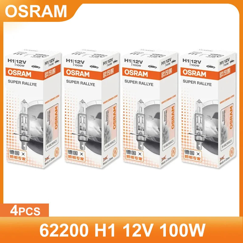 Original 62200 H1 12V 100W P14.5S Super Rally Off-Road Light Car Halogen Headlight Car Bulb 3200K Original Bulb Wholesale
