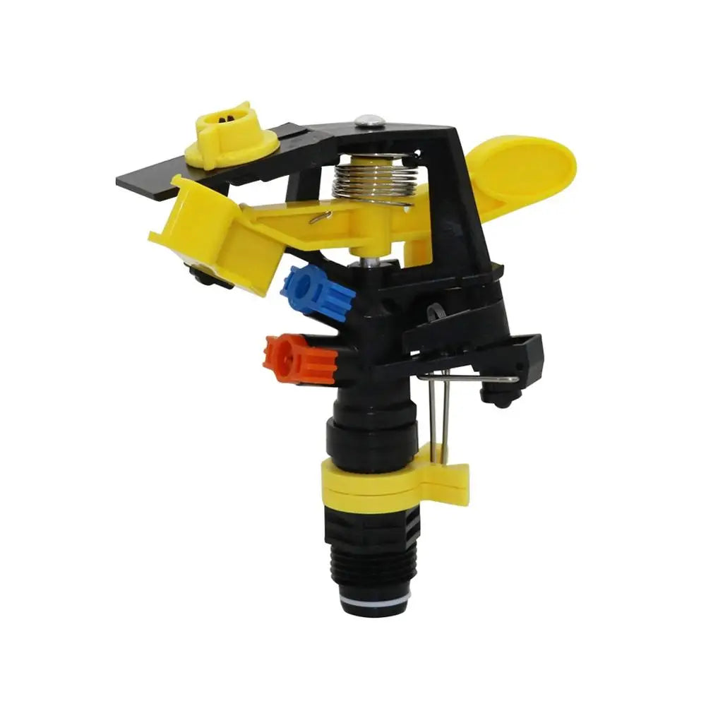 360 Degree Rotating Jet Sprinklers Double Outlet Rocker Nozzles 1/2" Male Thread Garden Agriculture Irrigation Sprinklers