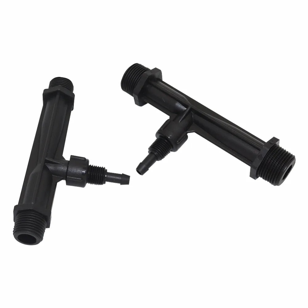 Venturi Tube 1/2" 3/4" Male Thread Agriculture Fertilizer Injector Automatic Fertilization System Garden Irrigation Supplies