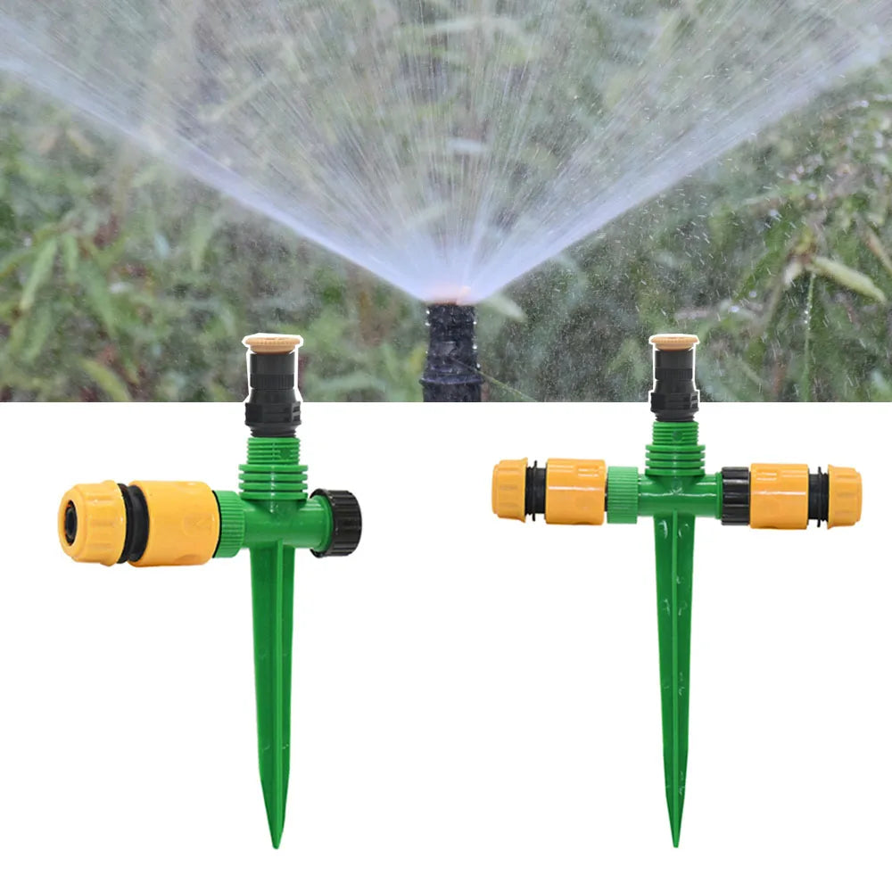 Garden Sprinkler 360° Rotation Irrigation Watering System Plant Watering Sprinkler for Agriculture Lawn Farm Greenhouse