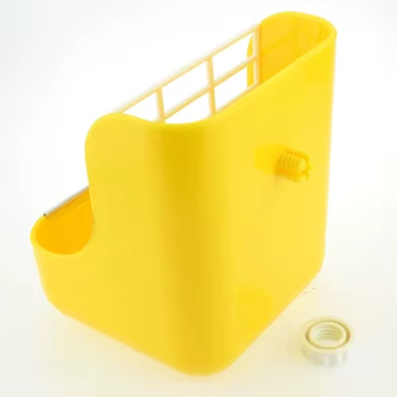 Rabbit Food Feeder Small Animal Supplies Rabbit Chinchillas Guinea Pig 2 in 1 Feeding Bowls Double Use for Grass and Food