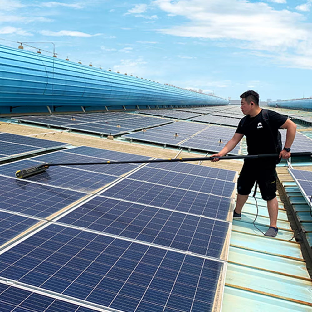 Pv Panel Wash for Farm Power Station Motor-Driven Solar Cell Panel Cleaner C21-5.4M for Short Distance Solar Panel
