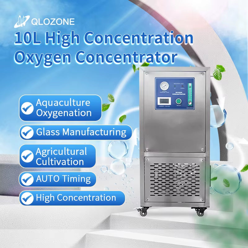 Qlozone 120V 110V Industrial Oxygene Concentrator Wholesale Aquaculture Oxygen Generator for Fishing Farm