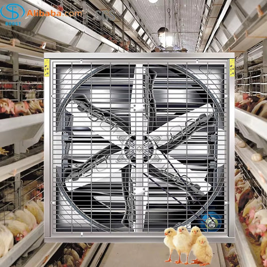 1.1KW 50HZ Poultry Farm Cooling Fan Animal Husbandry Negative Pressure Exhaust Fan for Chicken House Greenhouse Farm Fan