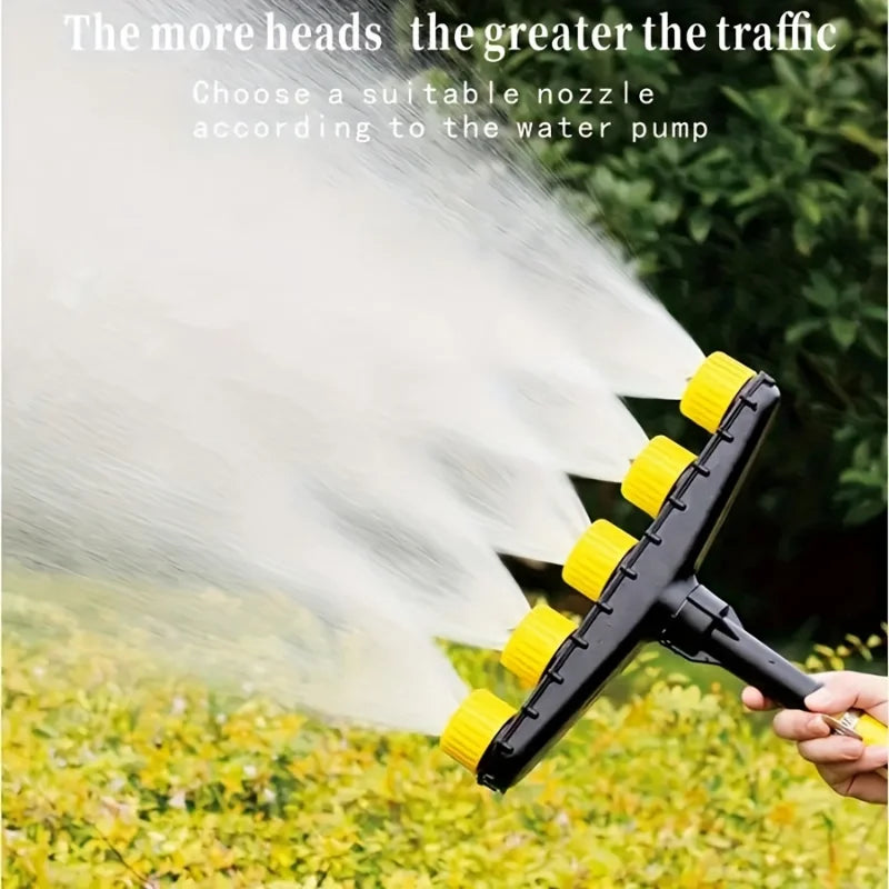 Multi-Head Spray Agriculture Atomizer Nozzle Garden Lawn Sprinkler Farm Vegetable Irrigation Adjustable Large Flow Watering Tool