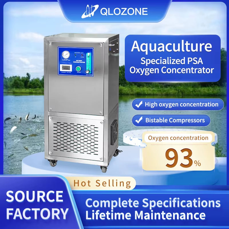 Qlozone 120V 110V Industrial Oxygene Concentrator Wholesale Aquaculture Oxygen Generator for Fishing Farm