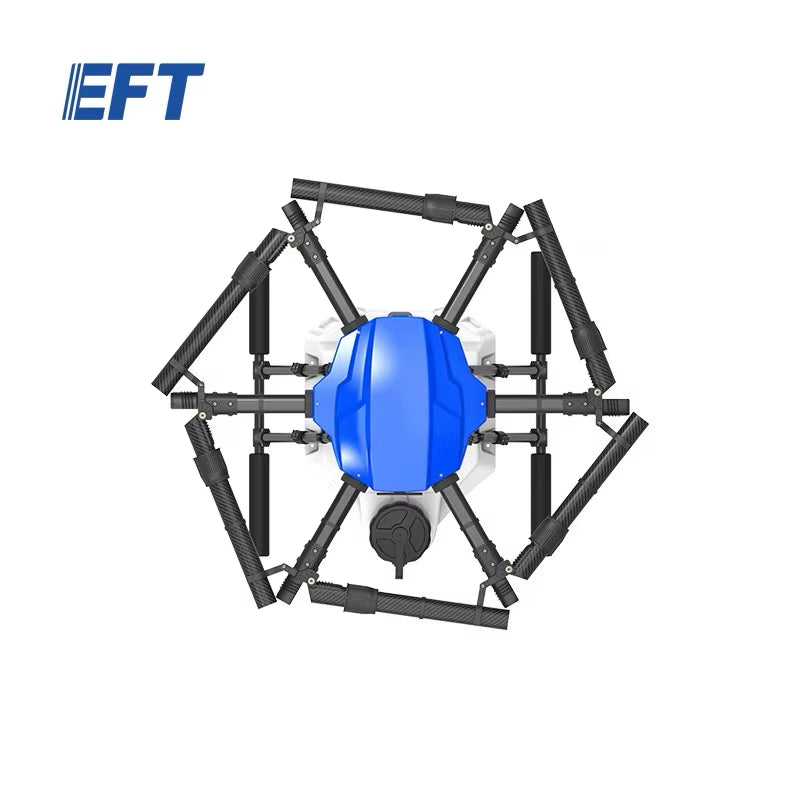 16L Agriculture Drone Sprayer EFT E616P Fertilizer Spraying Agriculture Uav Crop Seeding and Precision Medicine Drone Frame