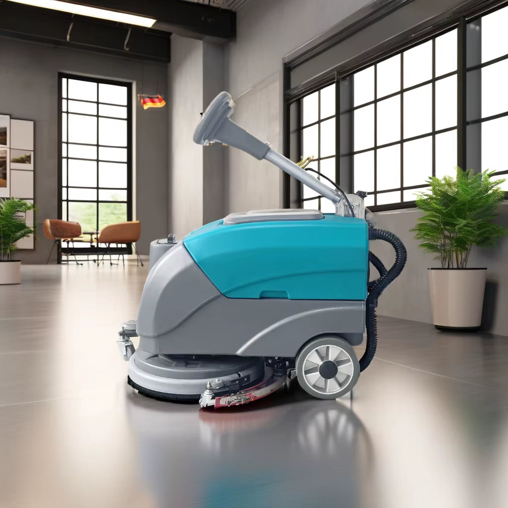 GS400 Electric Auto Scrubber Dryer Machine Compact Size Floor Washing Cleaning 24V Brush Motor Manual Used Farm Construction