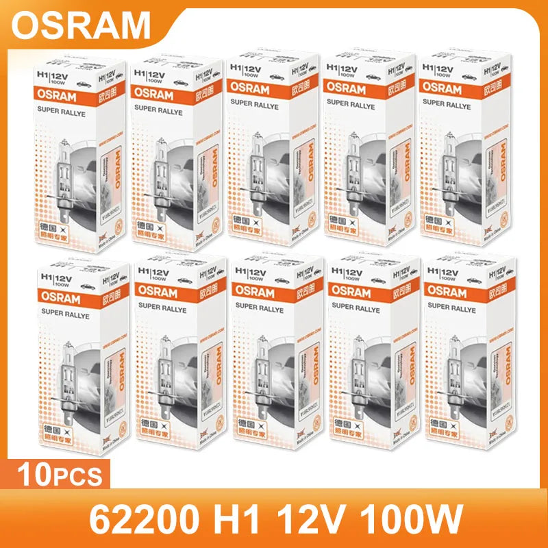 Original 62200 H1 12V 100W P14.5S Super Rally Off-Road Light Car Halogen Headlight Car Bulb 3200K Original Bulb Wholesale