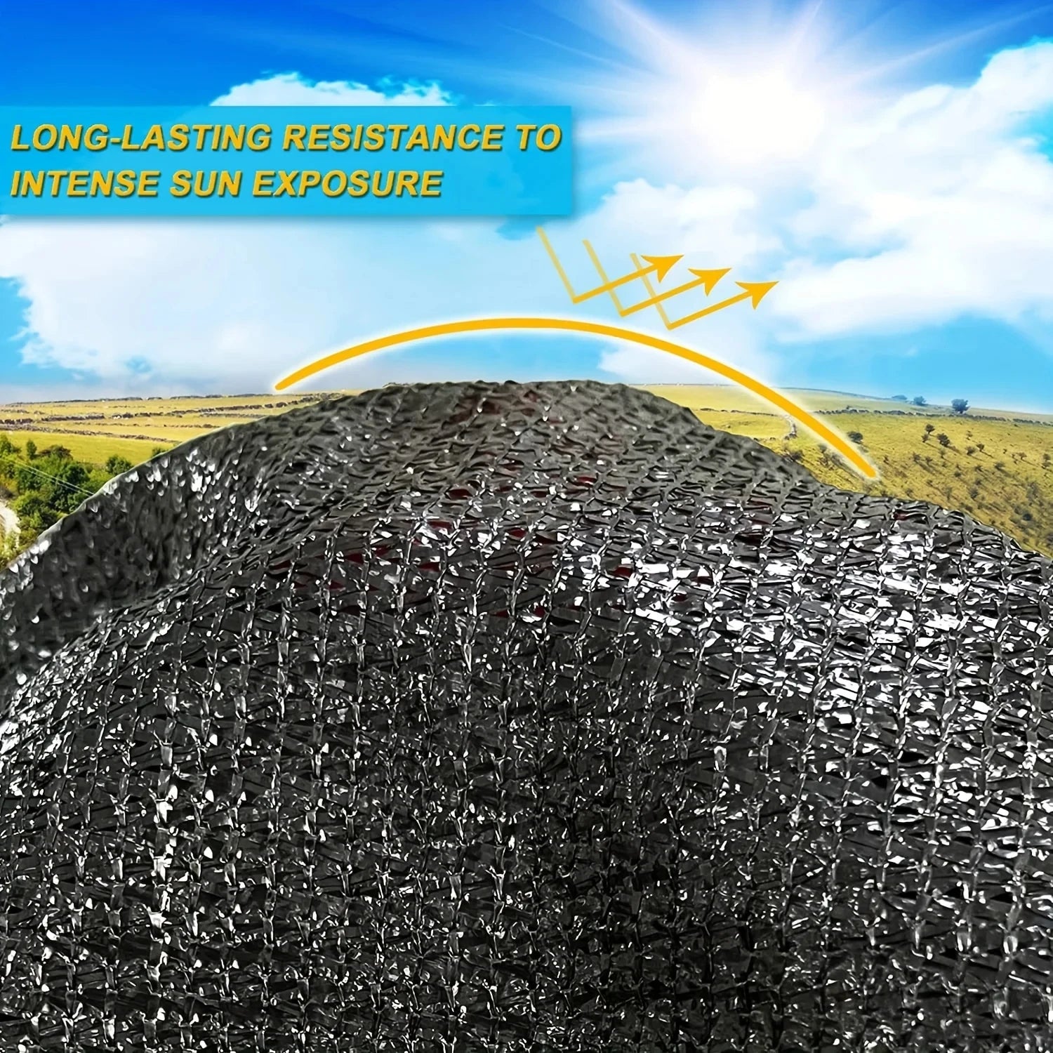 12Pin 80% Shading Garden Black Sunshade Net UV Resistant Greenhouse Shading Cover Outdoor Pergola Sun Canopy Car Shed Awning