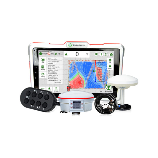 High Precision GPS Leveling Land Leveler Machine Control System Land Leveling Grader System Agricultural Farm Flat Ground System