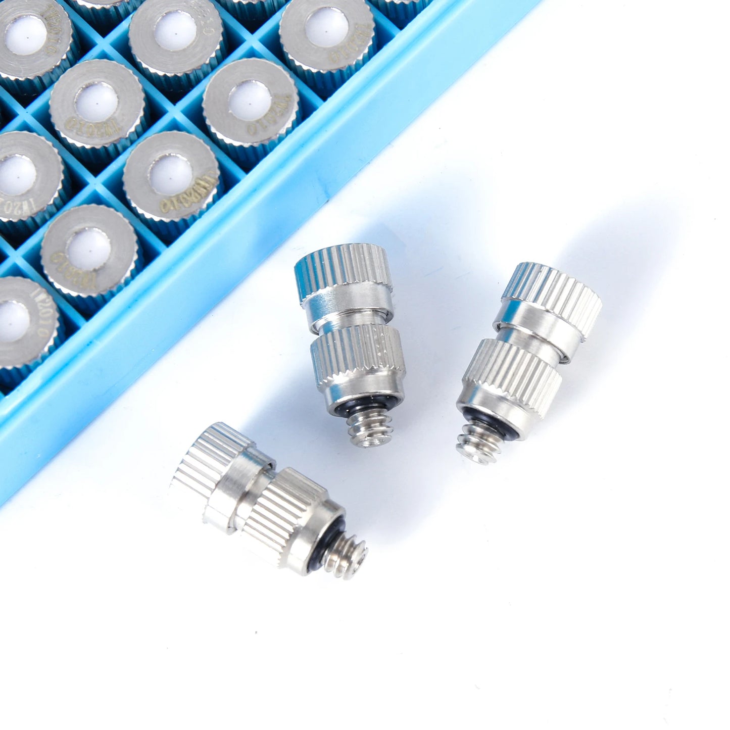 50Pcs High Pressure Misting Sprayer 3/16" Male Thread Industry Cooling Humidification Garden Greenhouse Agriculture Nozzle