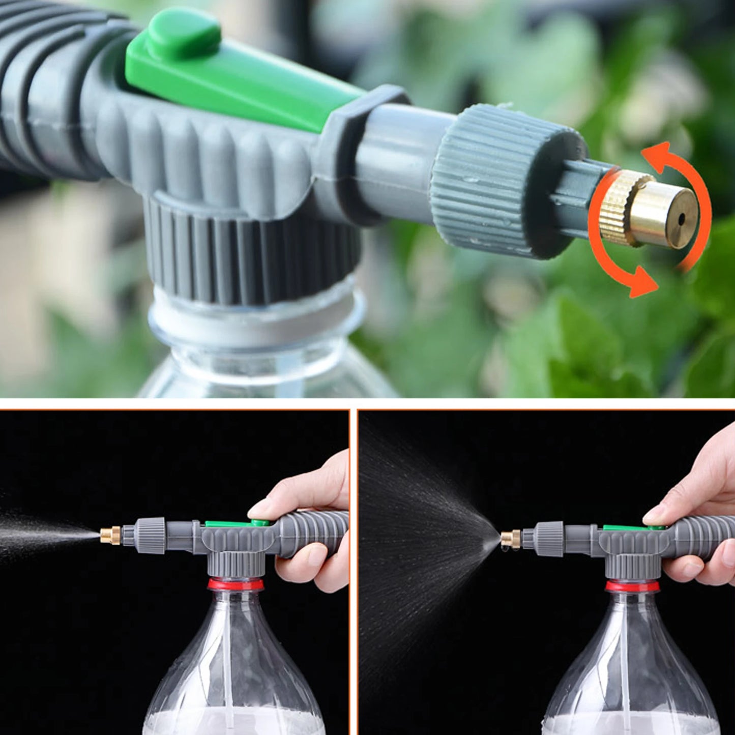 Manual High Pressure Air Pump Sprayer Adjustable Drink Bottle Spray Head Nozzle Garden Watering Tool Sprayer Agriculture Tools