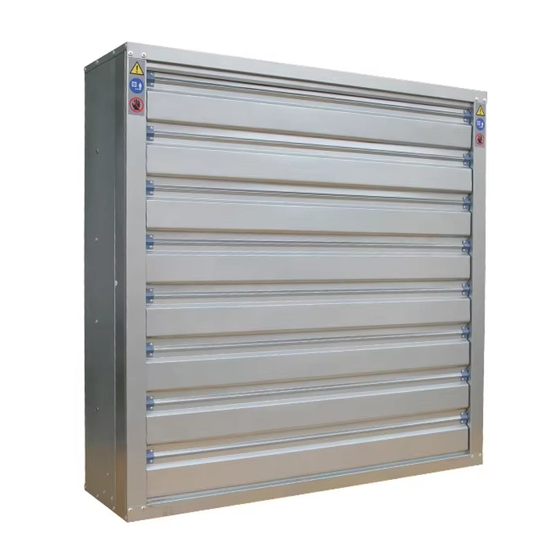 Customizable Heavy Hammer Industrial Exhaust Fan Big Air Flow Low Noise Square Window Mounted Shutters 220/240/380V AC Electric