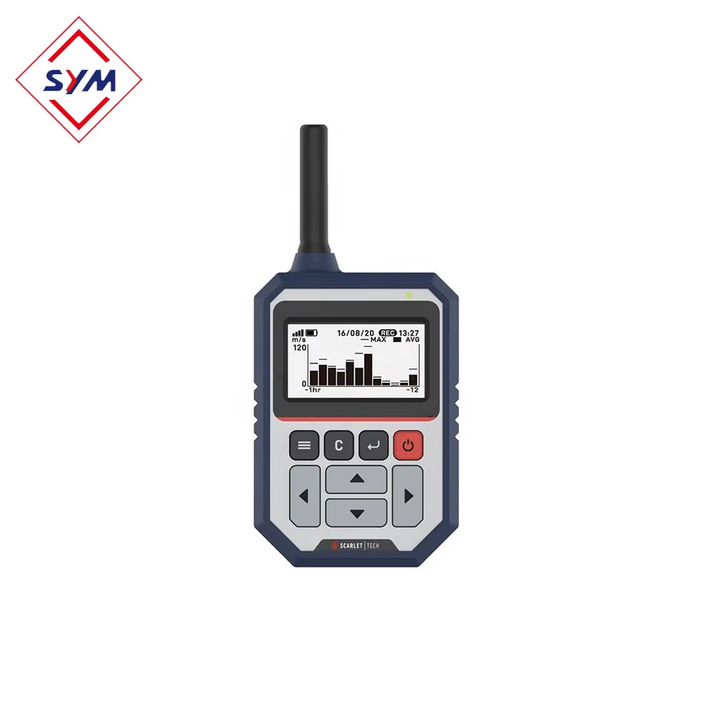 New Model Wireless Anemometer for Tower Crane 500M Long Range