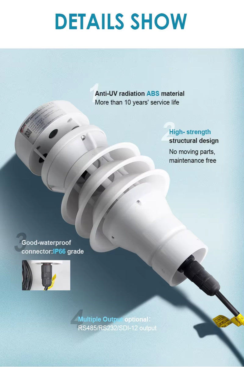 RIKA Rk900-11 Ultrasonic Weather Transmitter Station Meteorological Sensor for Farm Management System