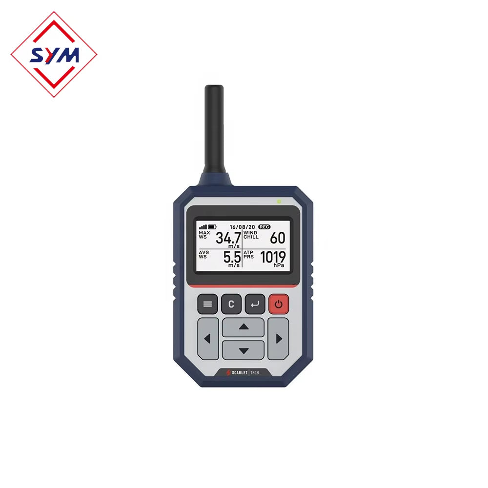 New Model Wireless Anemometer for Tower Crane 500M Long Range