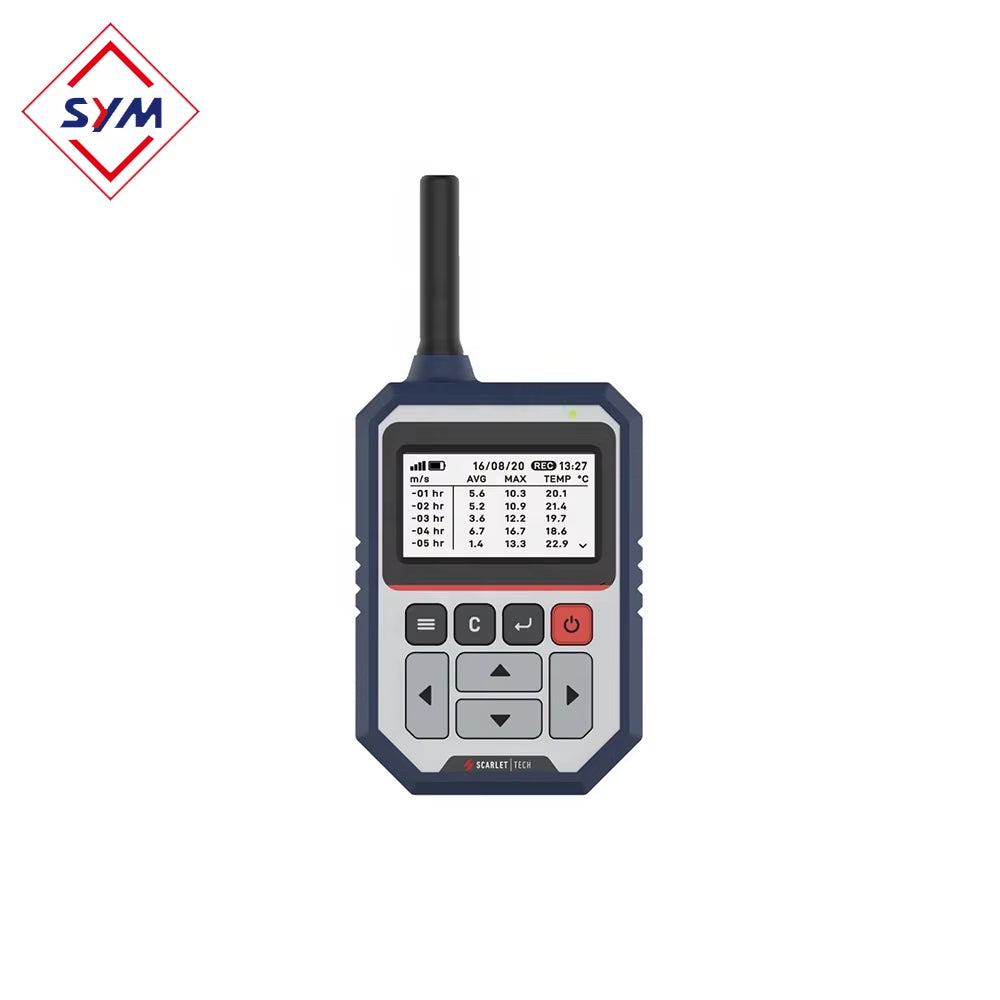 New Model Wireless Anemometer for Tower Crane 500M Long Range