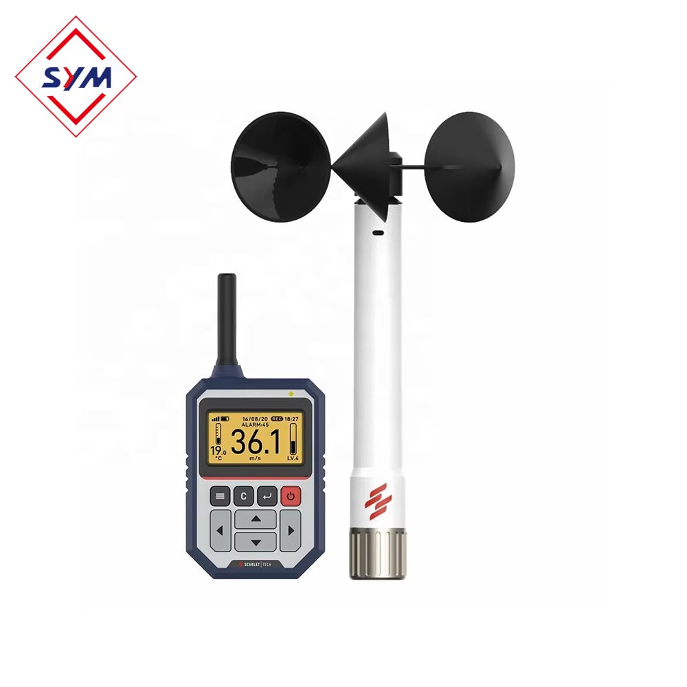 New Model Wireless Anemometer for Tower Crane 500M Long Range