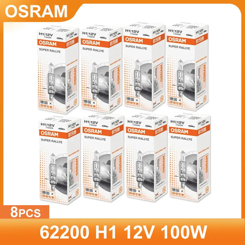 Original 62200 H1 12V 100W P14.5S Super Rally Off-Road Light Car Halogen Headlight Car Bulb 3200K Original Bulb Wholesale
