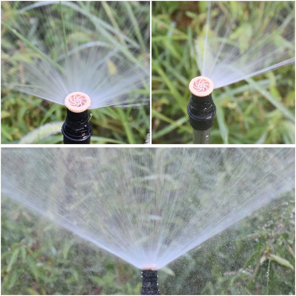 Garden Sprinkler 360° Rotation Irrigation Watering System Plant Watering Sprinkler for Agriculture Lawn Farm Greenhouse