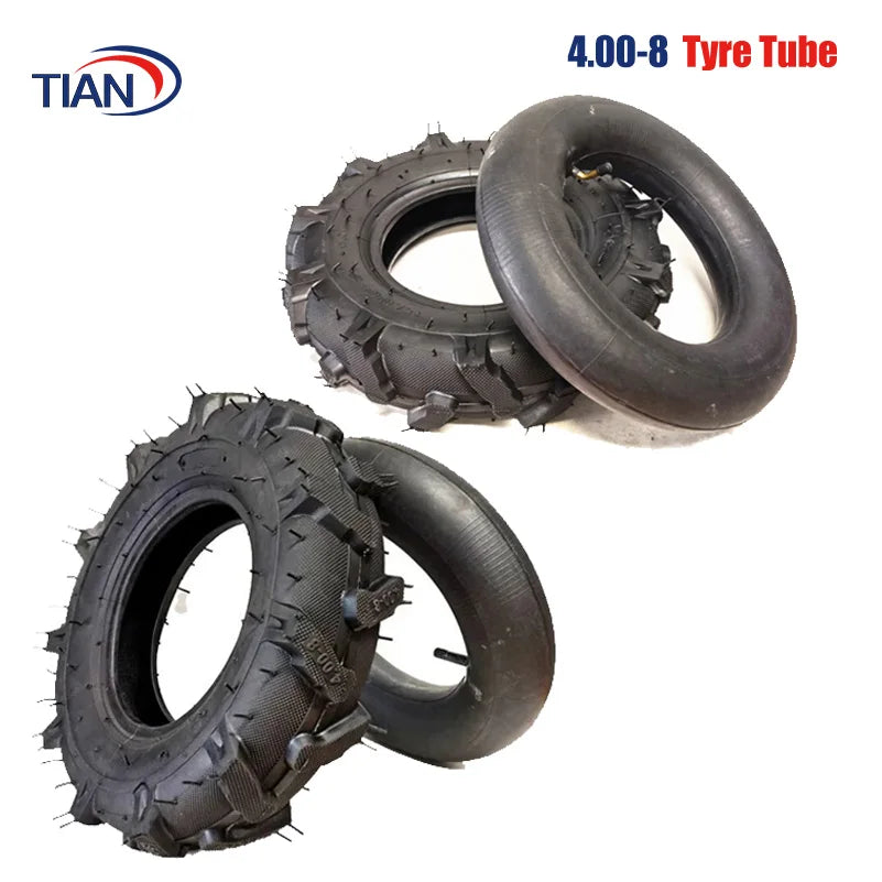 Herringbone 4.00-8 Tyre Parts Agriculture Tire Tractor S Micro Cultivator Agricultural Machinery 400-8 Rubber