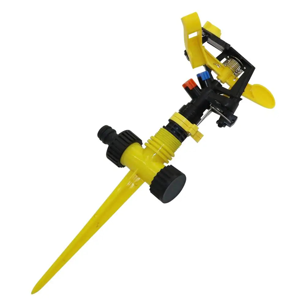 360 Degree Rotating Jet Sprinklers Double Outlet Rocker Nozzles 1/2" Male Thread Garden Agriculture Irrigation Sprinklers